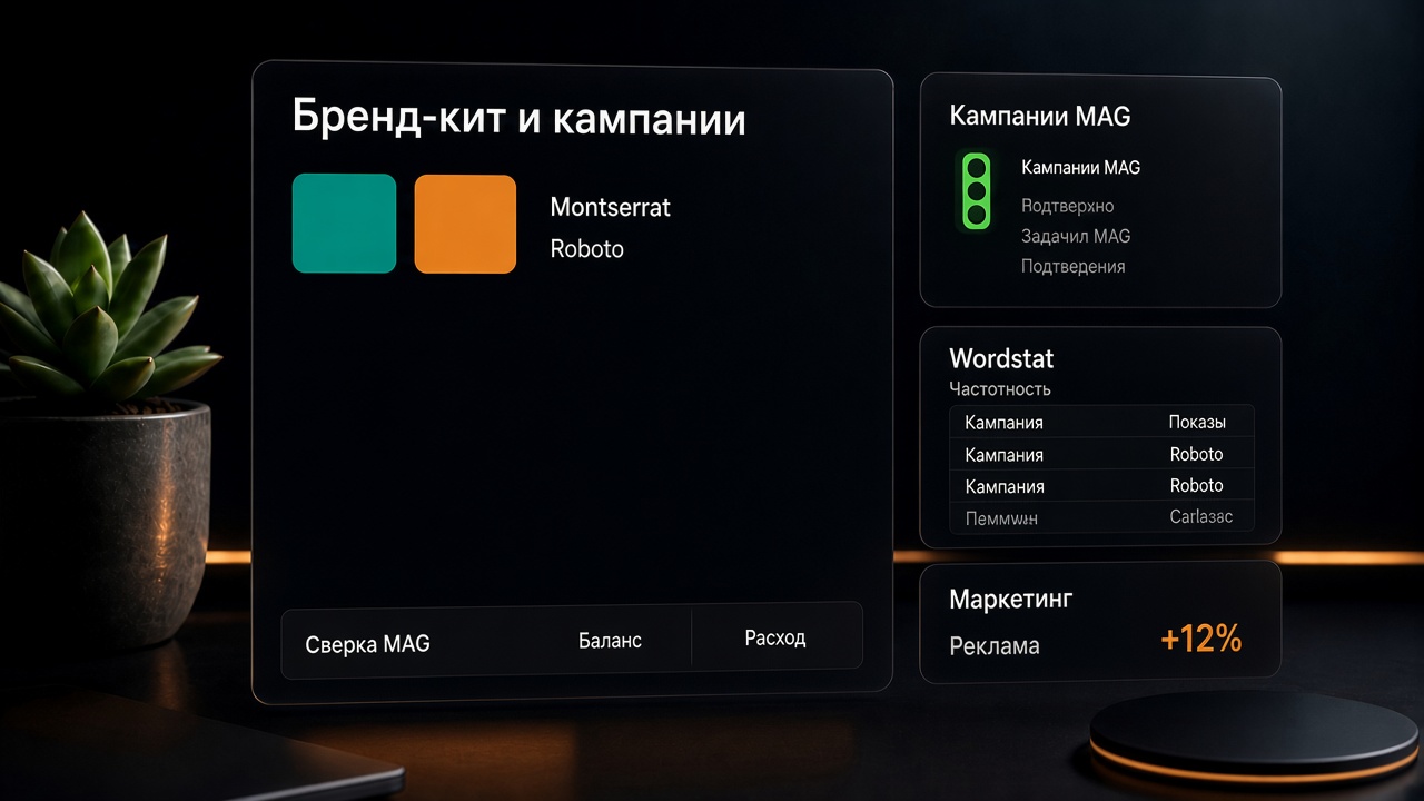 12–16 сентября: бренд-кит, Wordstat Cloud и сверка MAG с кабинетом