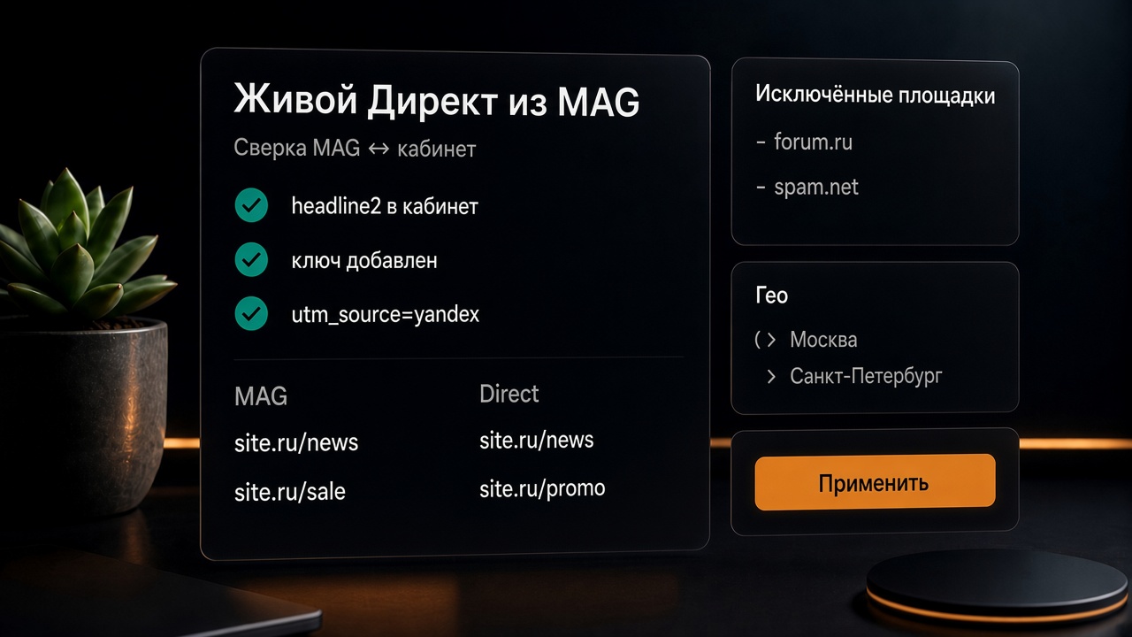 16–21 сентября: живой Директ из MAG, без ложного «успеха»