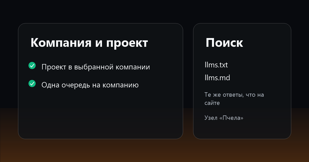 13–18 октября: проект в выбранной компании и ответы для поиска